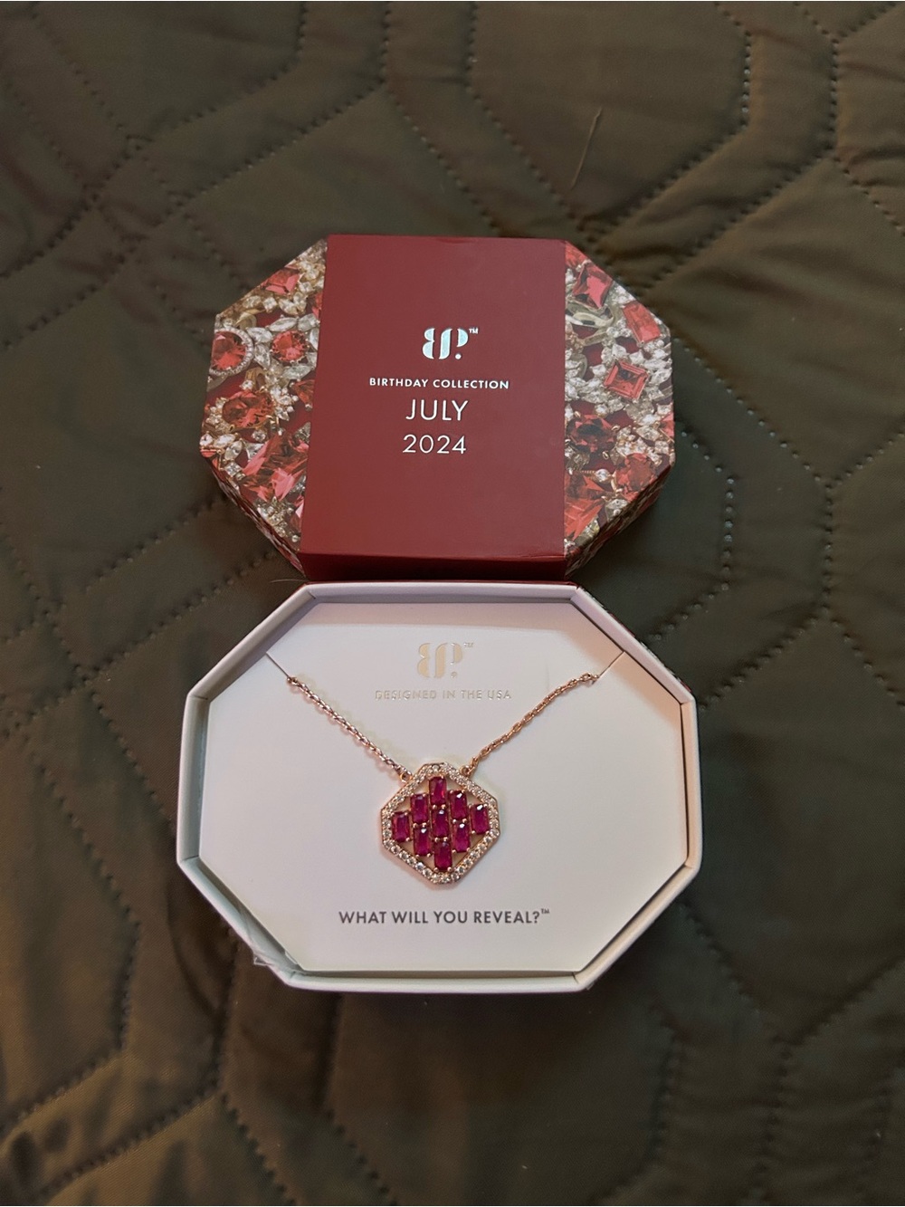Bomb Party | July 2024 | Let’s Get Away | Ruby | Rose Gold | NIB